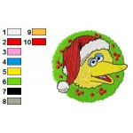Sesame Street Big Bird 03 Embroidery Design